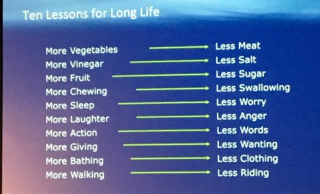 10 Lessons For Long Life